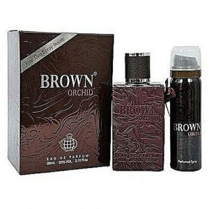 Brown Orchid Perfume For Men EDP + Deo Spray